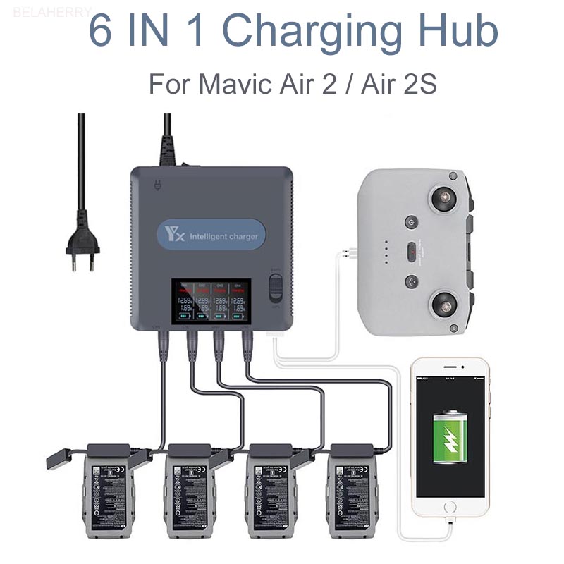 Drone Battery Balance Charger - 디지털 디스플레이 배터리 충전기, DJI 매빅