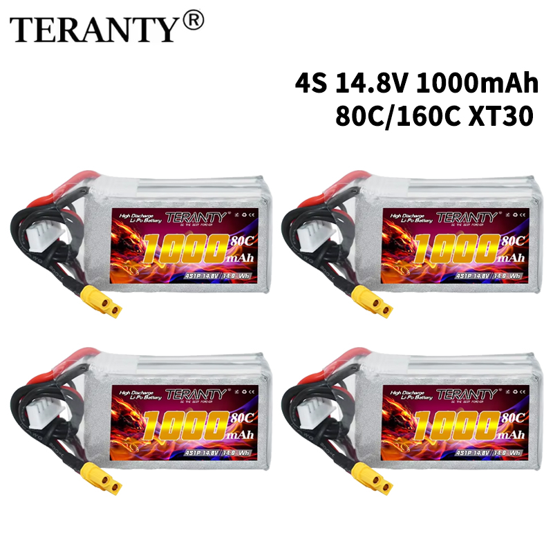 Drone Battery Lipo - TERANTY 4S 1000mAh 14.8V 80C/160C 리포