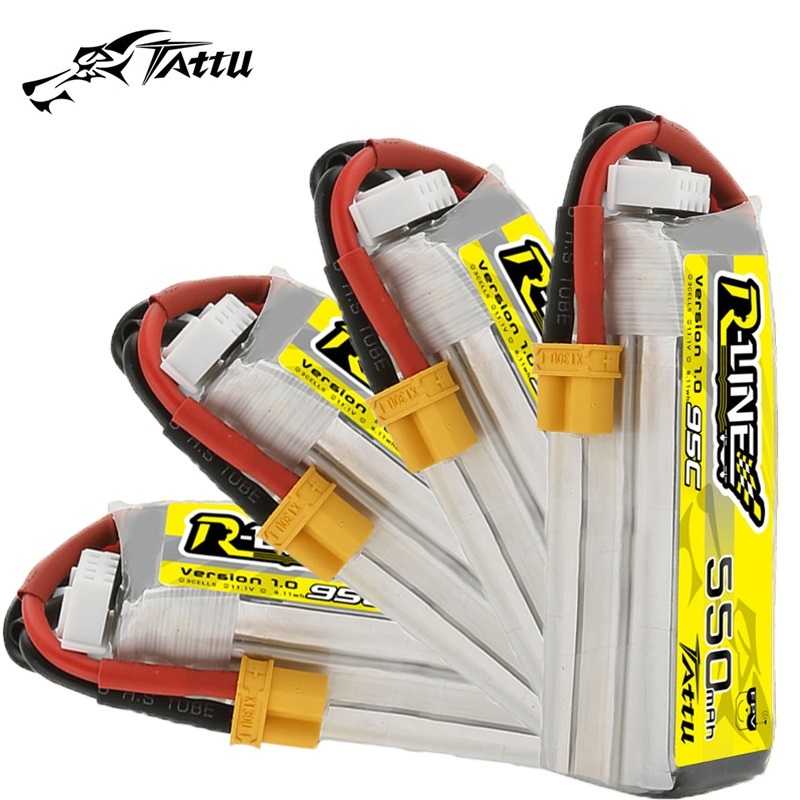 Drone Battery 3S - TATTU R-LINE 1.0 550mAh 11.1V 95C