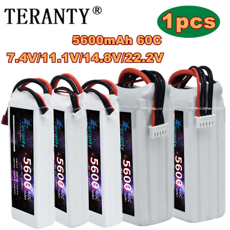 Drone Battery 6S - TERANTY 5600mAh 60C 2S 3S 4S