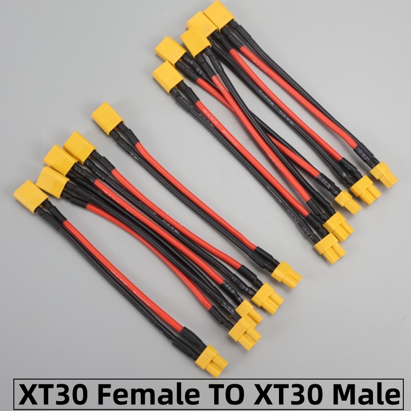Drone Battery Plate - XT30 남성-여성 전원 케이블 RC 드론
