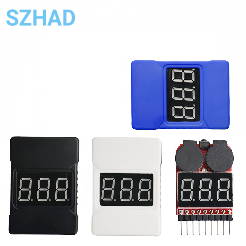 Drone Battery Voltage Checker - 1-8S 리포 배터리 전압 테스터 체커