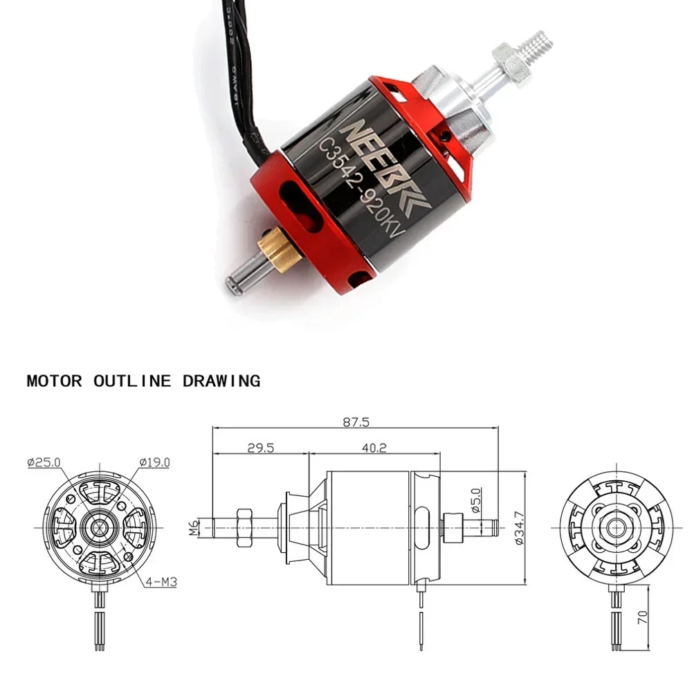 1/2/4PCS 3542 920KV 1400KV 아웃러 - Drone Battery 4S 리뷰 및 가격
