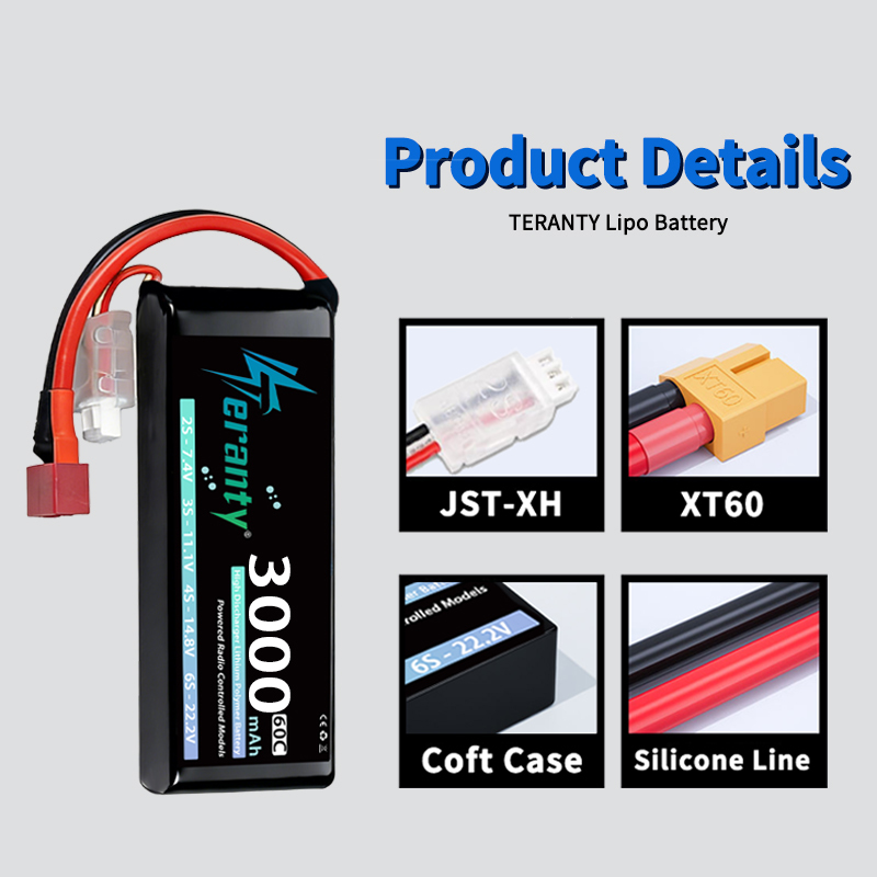 테란티 2S 3000mAh 리포 배터리 7.4V 60C - Drone Battery Lipo 리뷰 및 가격