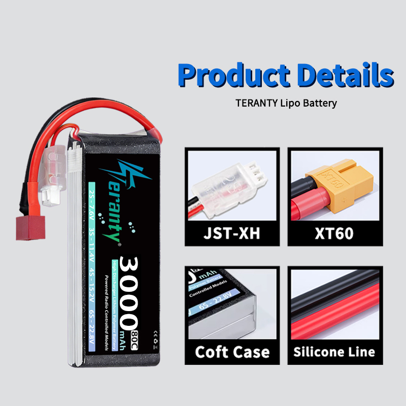 테란티 2S 3000mAh 리포 배터리 7.4V 60C - Drone Battery Lipo 리뷰 및 가격