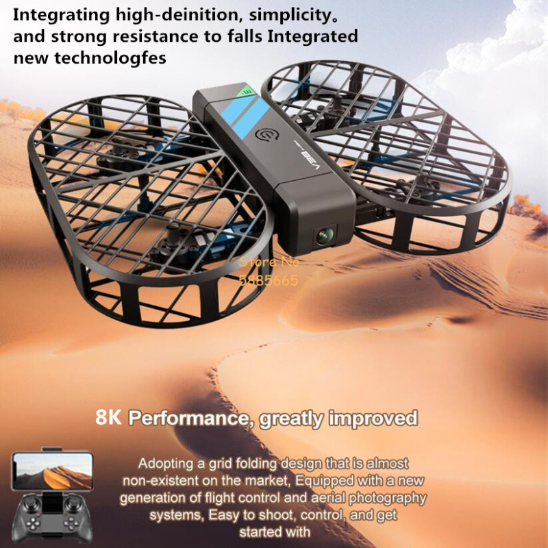 8K HD 카메라 360 °   보호 광학 흐름 위치  - Drone Battery Box 리뷰 및 가격