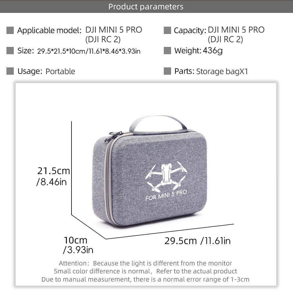 DJI Mini 5 Pro 드론용 보관 케이스 듀얼 배 - Drone Battery Bag 리뷰 및 가격