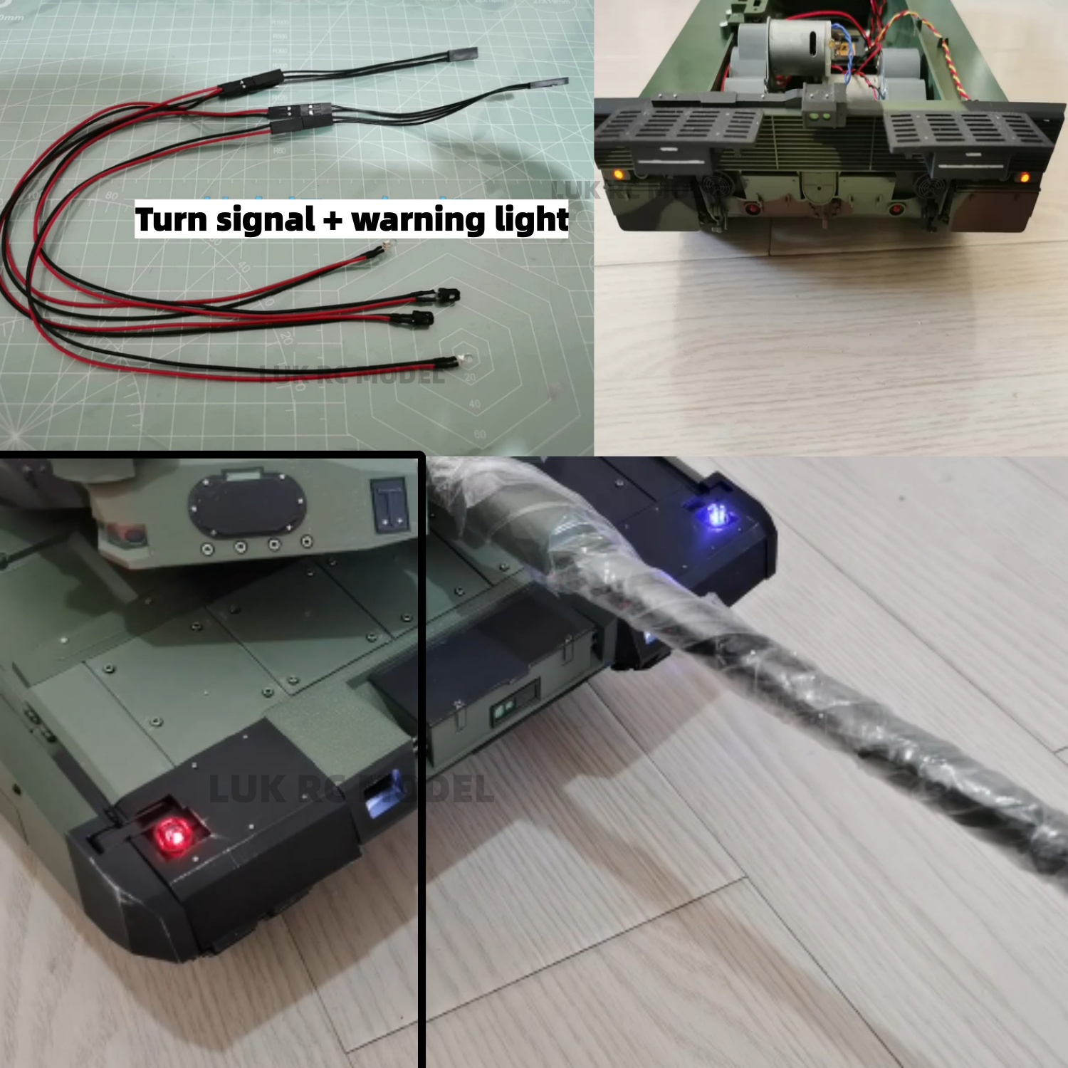HL Leopard 2A6 수정된 2A7 1/16 RC - Drone Battery Alarm 리뷰 및 가격