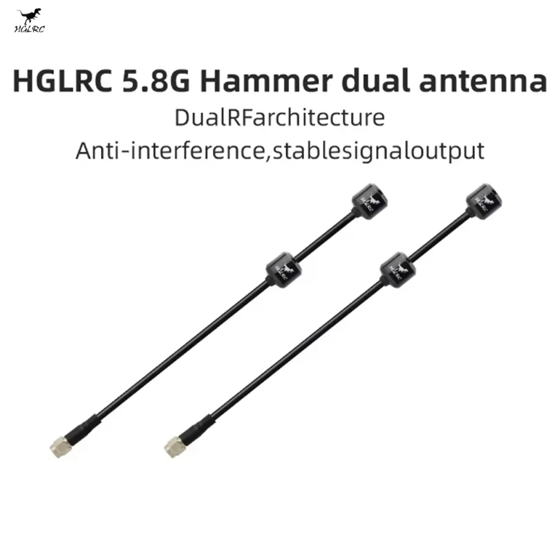 HGLRC 5.8G 해머 듀얼 안테나 5.65GHz R - Drone Battery Connector 리뷰 및 가격