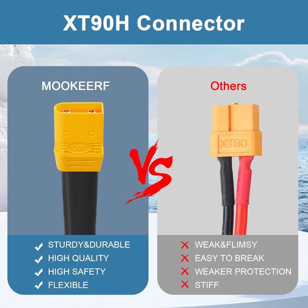 XT90-O링 터미널 케이블 10AWG XT90H 수컷 - Drone Battery Connector 리뷰 및 가격