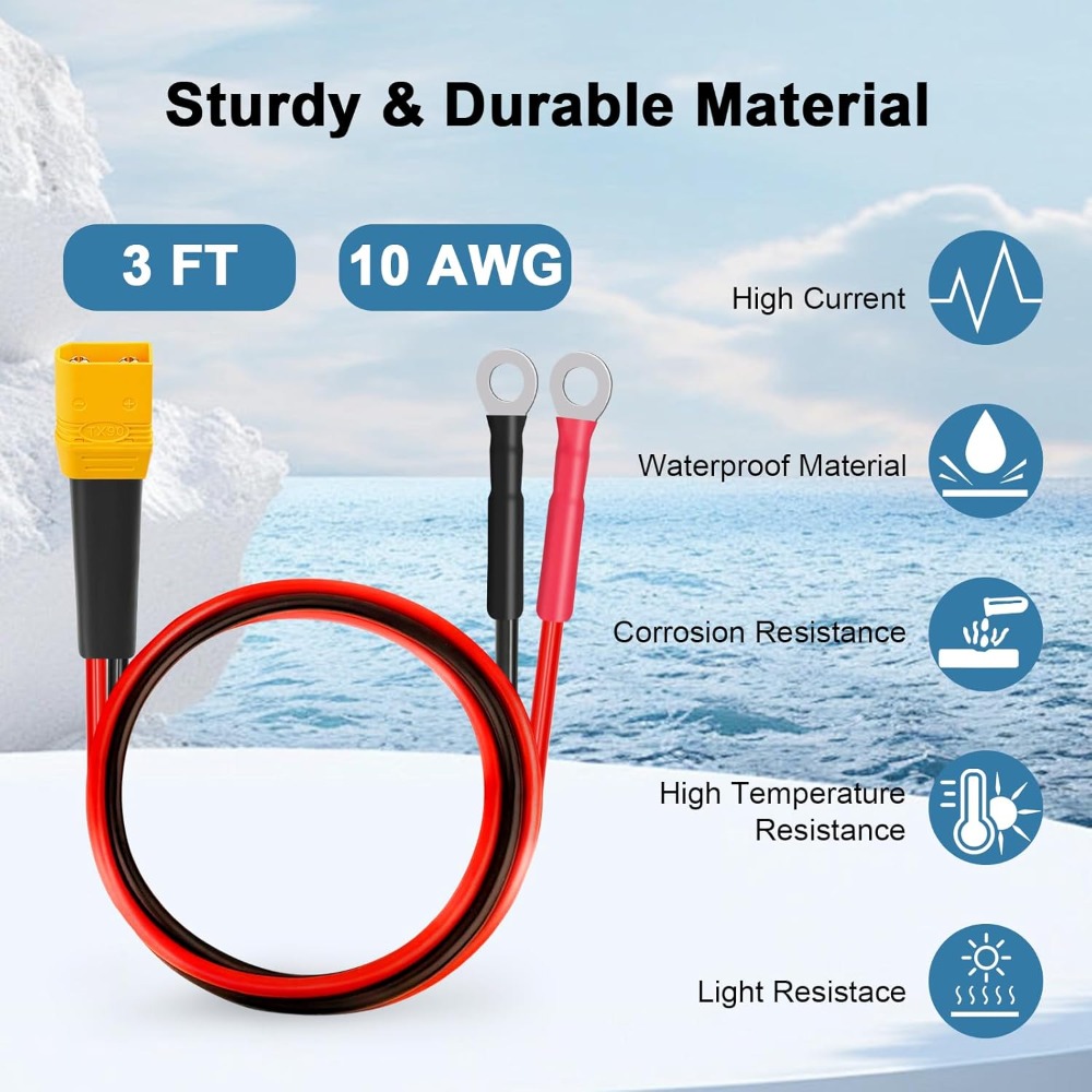 XT90-O링 터미널 케이블 10AWG XT90H 수컷 - Drone Battery Connector 리뷰 및 가격