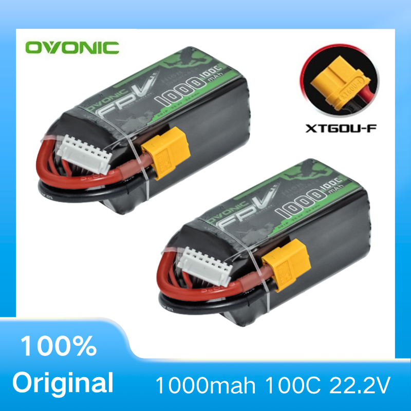 2Pcs OVONIC 1000mAh 100C 22.2V - Drone Battery Li-Ion 리뷰 및 가격