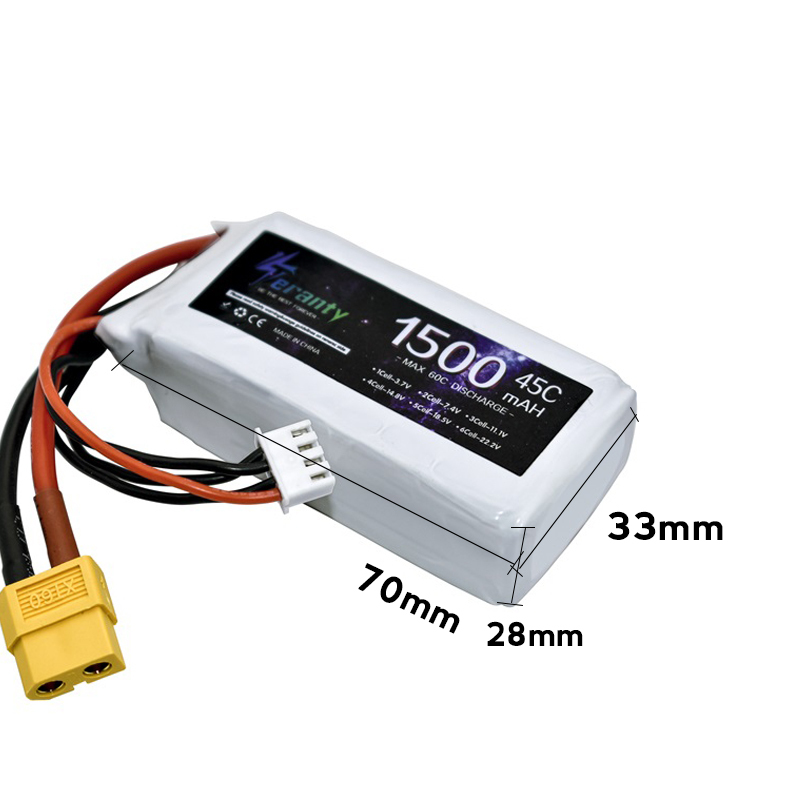 TERANTY 3s 45C 11.1V 1500mah 리 - Drone Battery 3S 리뷰 및 가격