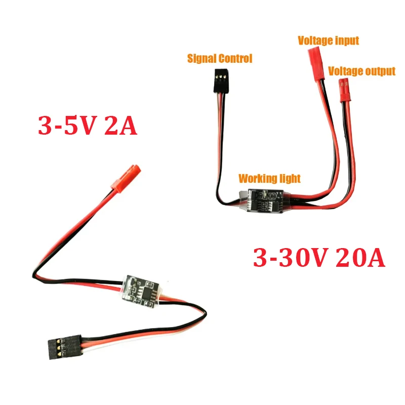 2-20A 고전류 원격 제어 전자 스위치 3-30V 전 - Drone Battery High Voltage 리뷰 및 가격