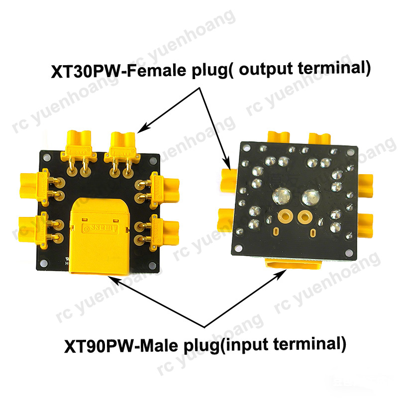 1PCS XT30PW-여성형 전원 분배 보드 대전류 X - Drone Battery Parallel Board 리뷰 및 가격