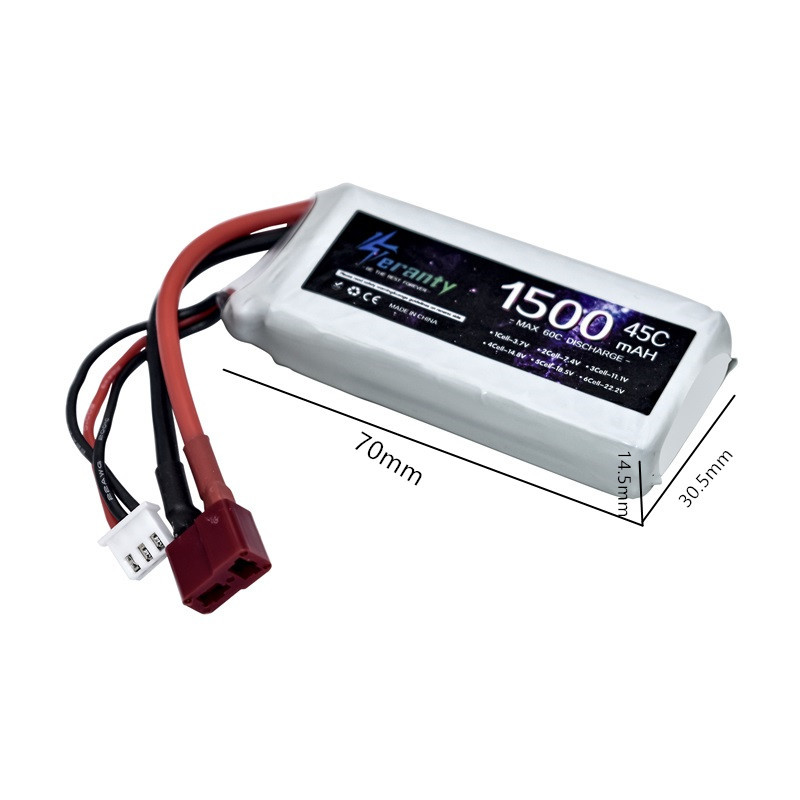 7.4V LIPO 배터리 2s 1500MAH 1800m - Drone Battery Li-Ion 리뷰 및 가격