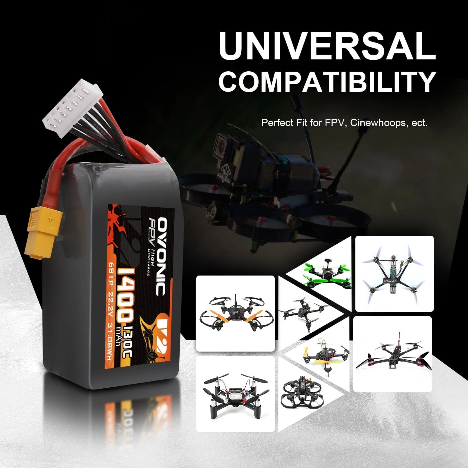 오보닉 6S 리포 배터리 22.2V 1400mAh 13 - Drone Battery Bag 리뷰 및 가격